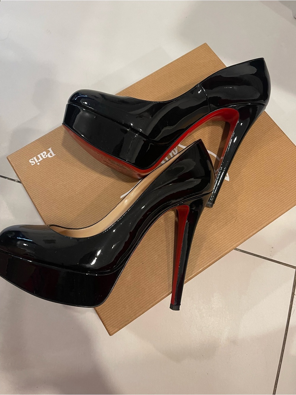 Christian louboutin Bianca black high heel